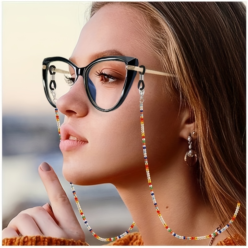 Boho Beaded Glasses Lanyard St - Mask Lanyard Adjustable reseña y precio