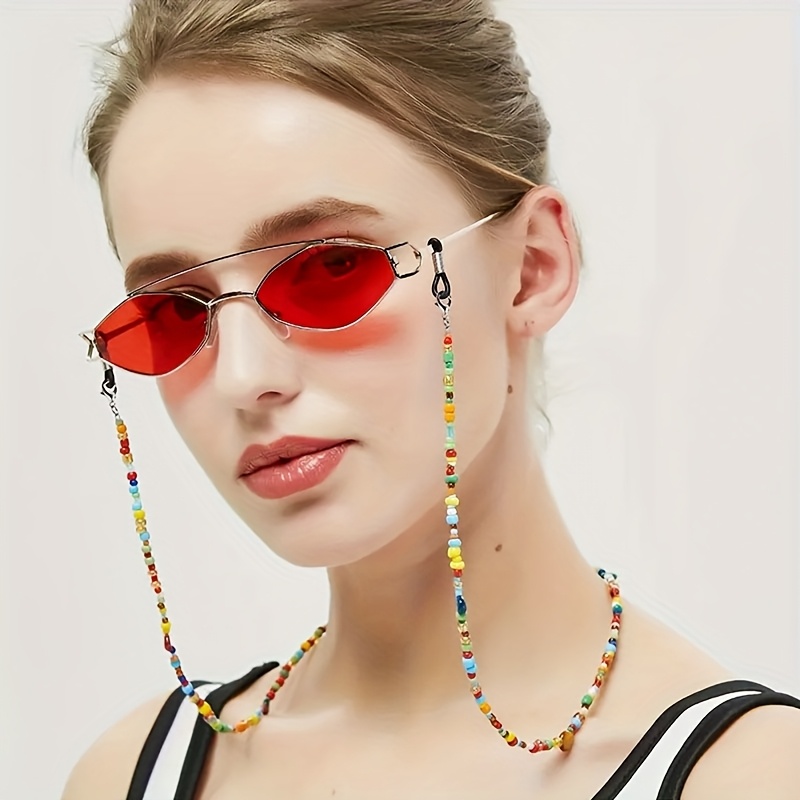 Boho Beaded Glasses Lanyard St - Mask Lanyard Adjustable reseña y precio