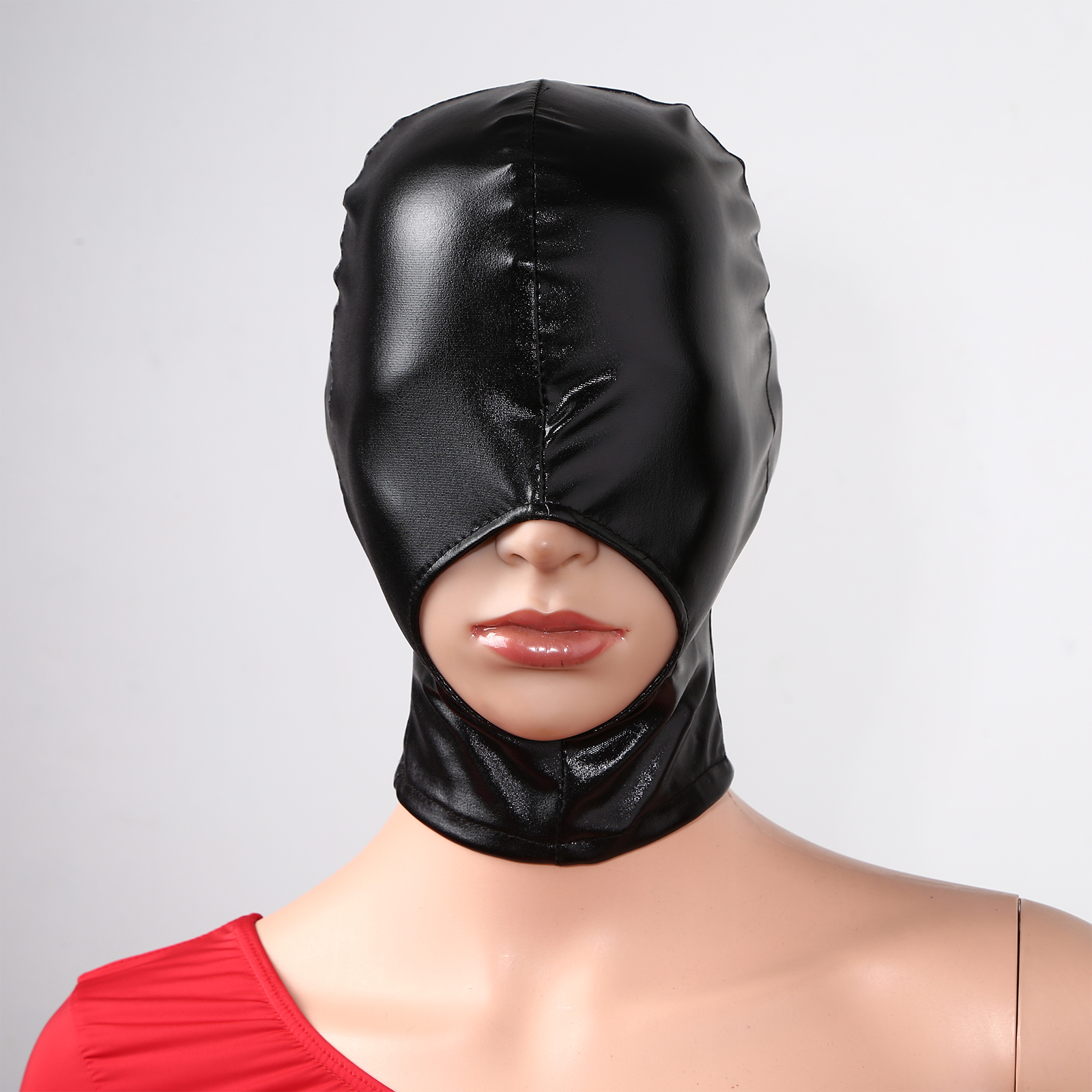 Adult Men Women Black Leather  - Black Face Mask Pack reseña y precio