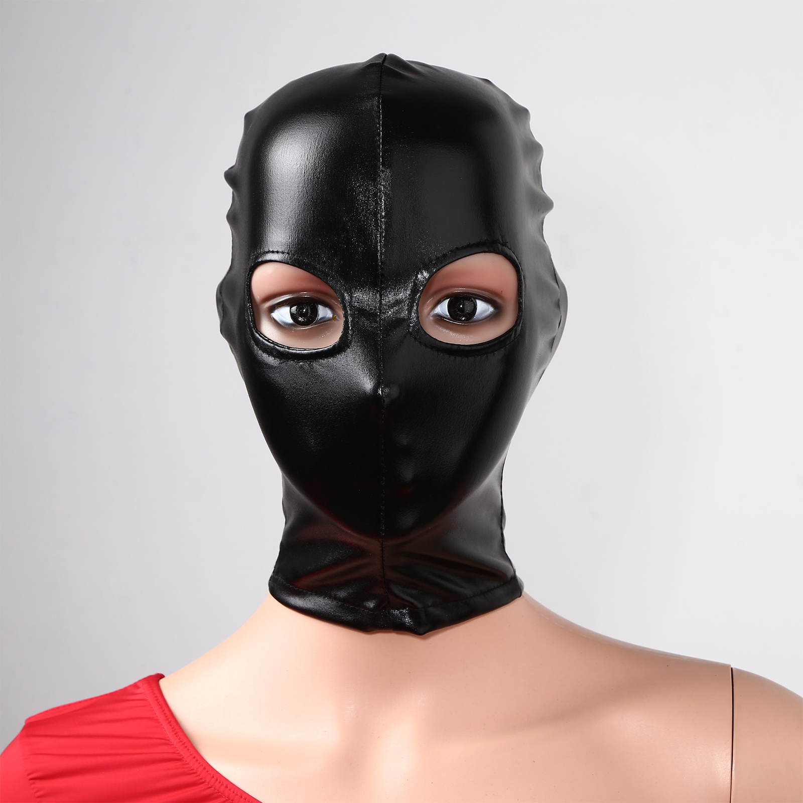 Adult Men Women Black Leather  - Black Face Mask Pack reseña y precio