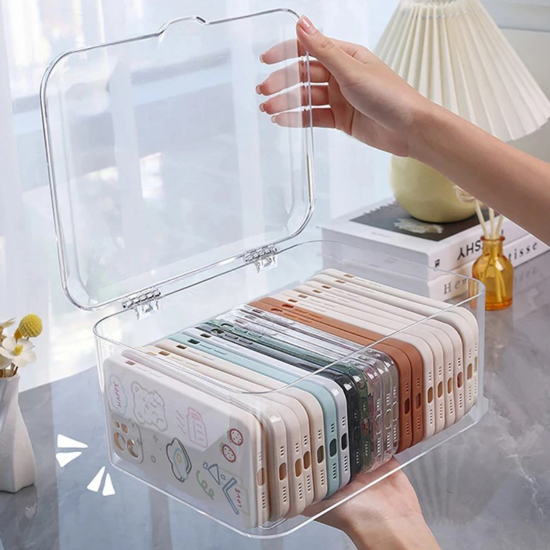 Acrylic Sundries Storage Baske - Face Mask Storage Box reseña y precio