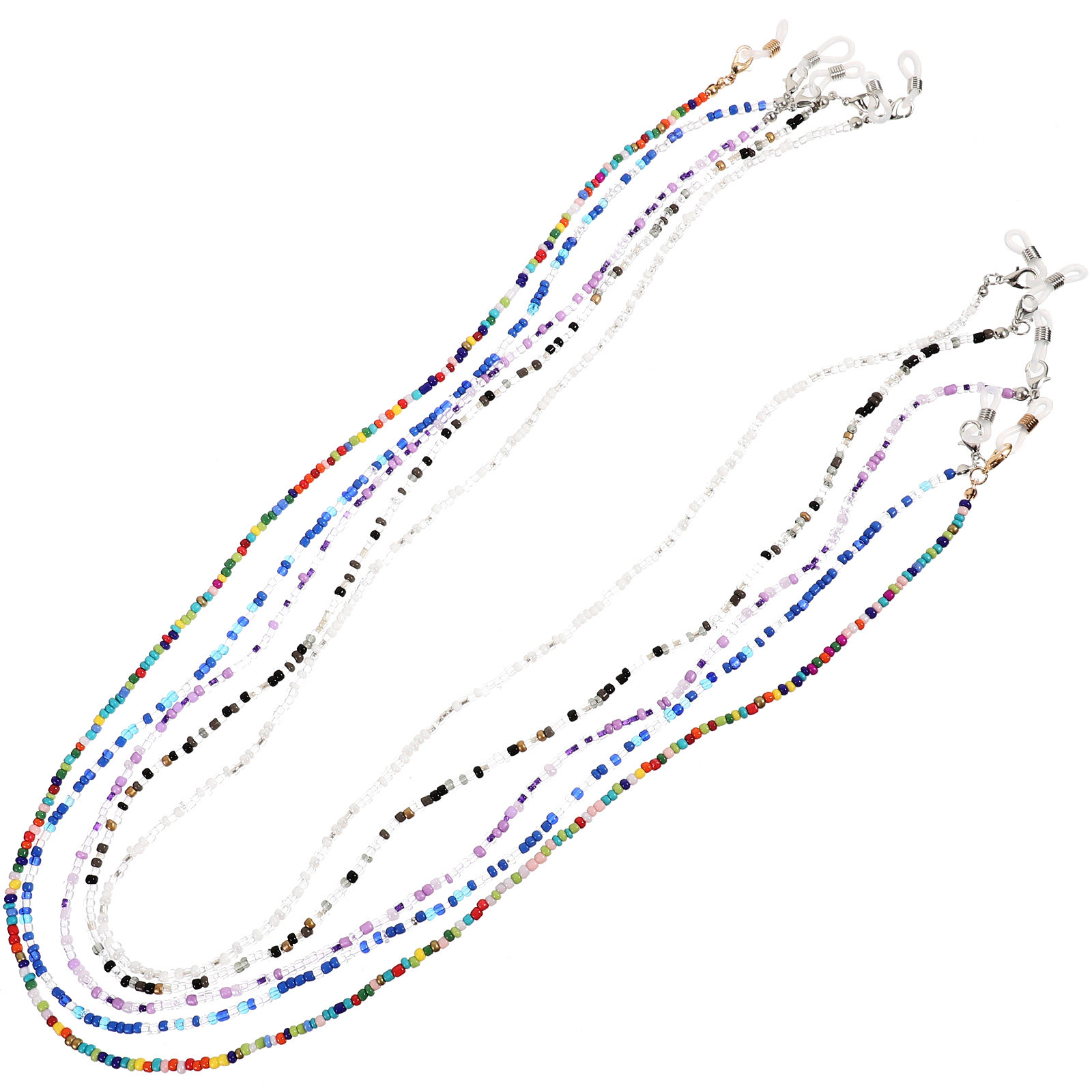 5Pcs Eyeglass Chains Beaded An - Mask Chain Holder reseña y precio