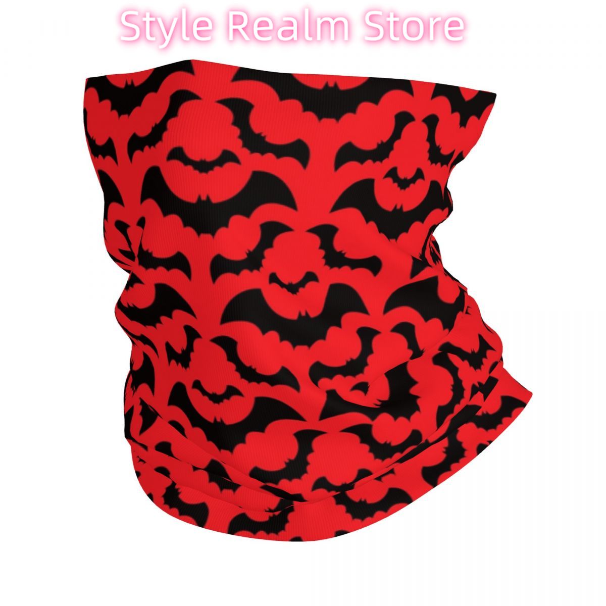 Gothic Witch Bats Pattern Band - Neck Gaiter Face Cover reseña y precio