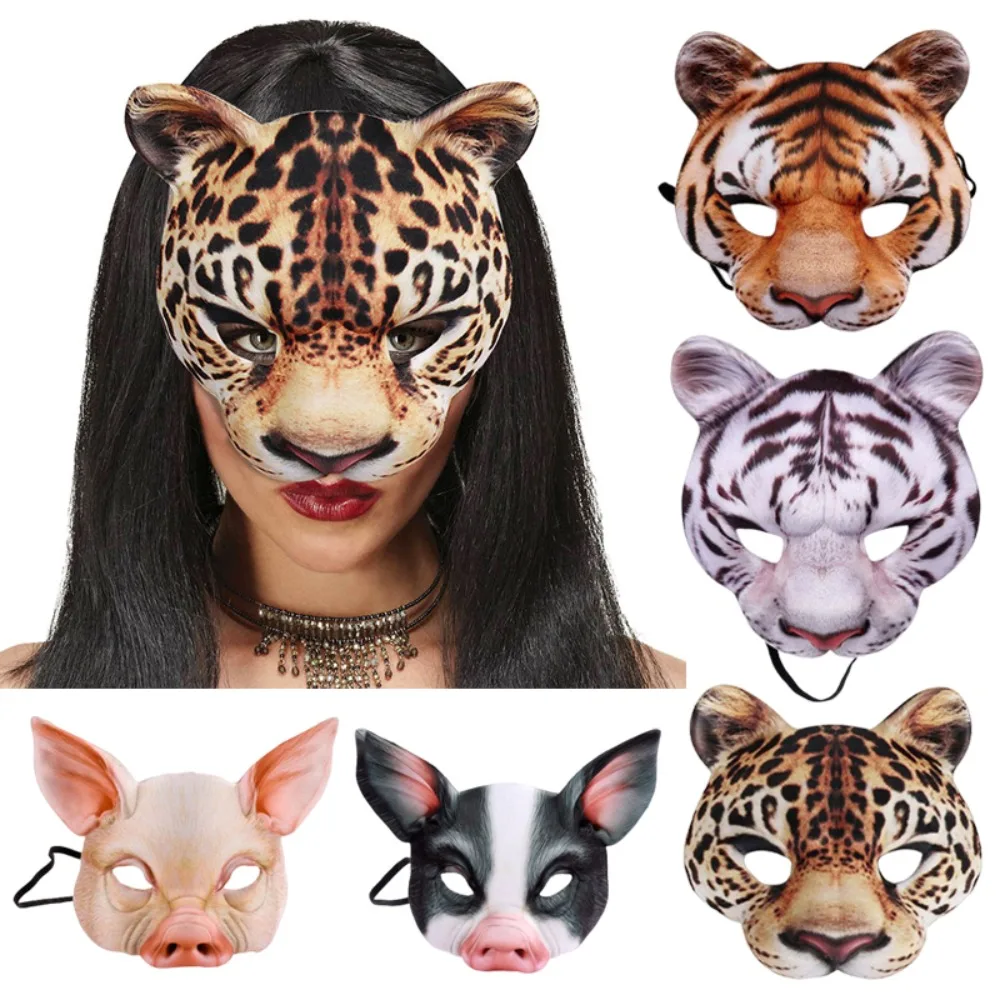 3D Animal Mask Halloween Masqu - Respirator Half Face reseña y precio