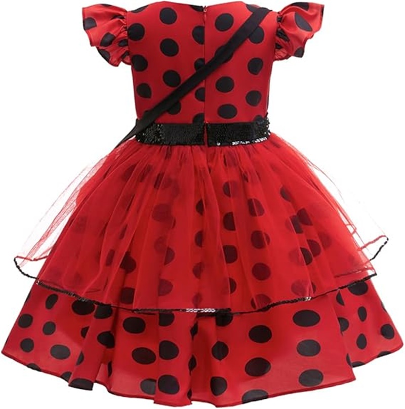 Girls Cosplay Costume Polka Do - Kids Face Mask reseña y precio