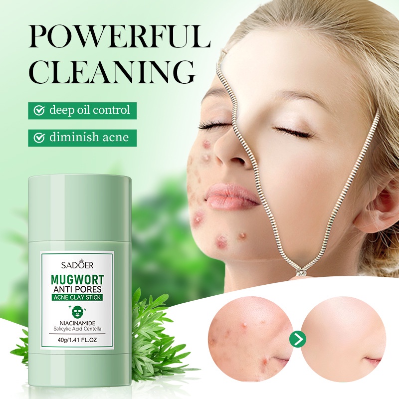 Mugwort Clay Stick Anti-Acne C - Dust Mask Construction reseña y precio