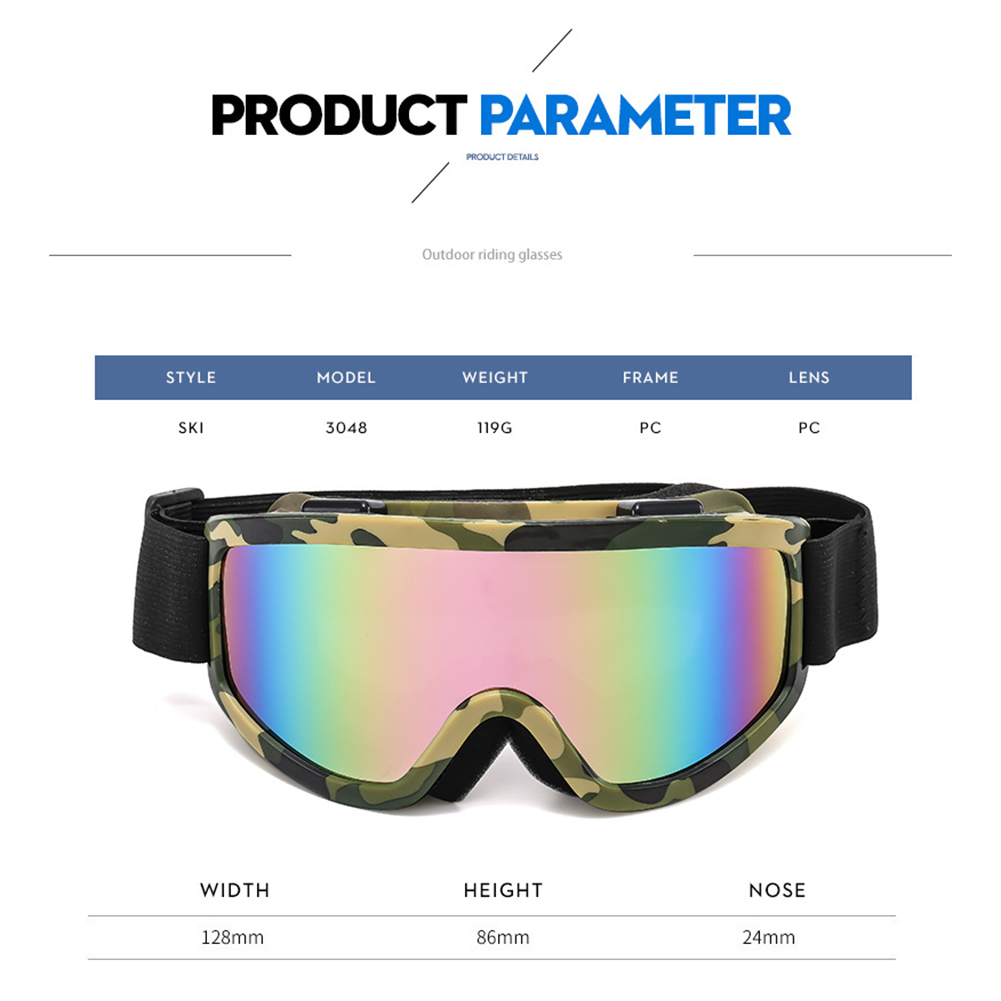 Anti-Fog Ski Goggles Motorcycl - Anti Pollution Mask reseña y precio