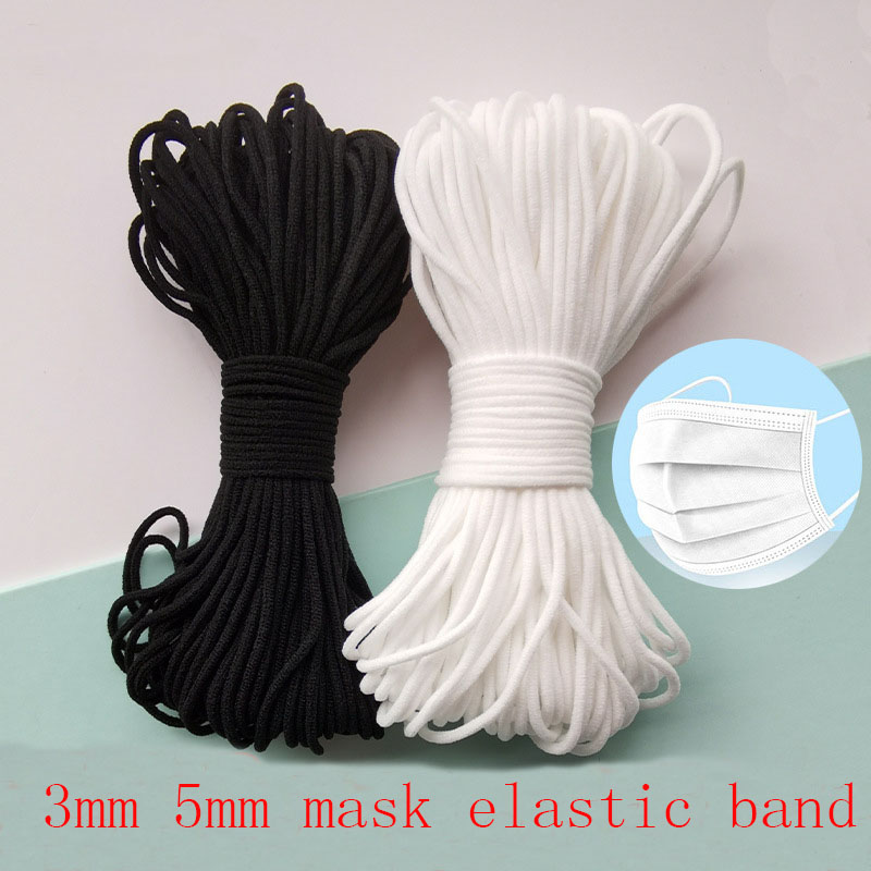 Mask Elastic Rope 3mm Round Wh - Mask Lanyard Adjustable reseña y precio