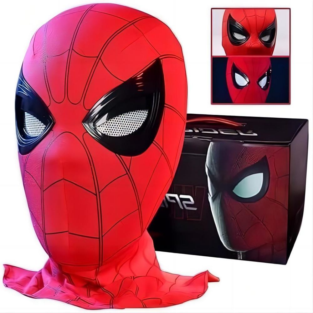 Movie Spidey Mask Eyes Glowing - Kids Face Mask reseña y precio
