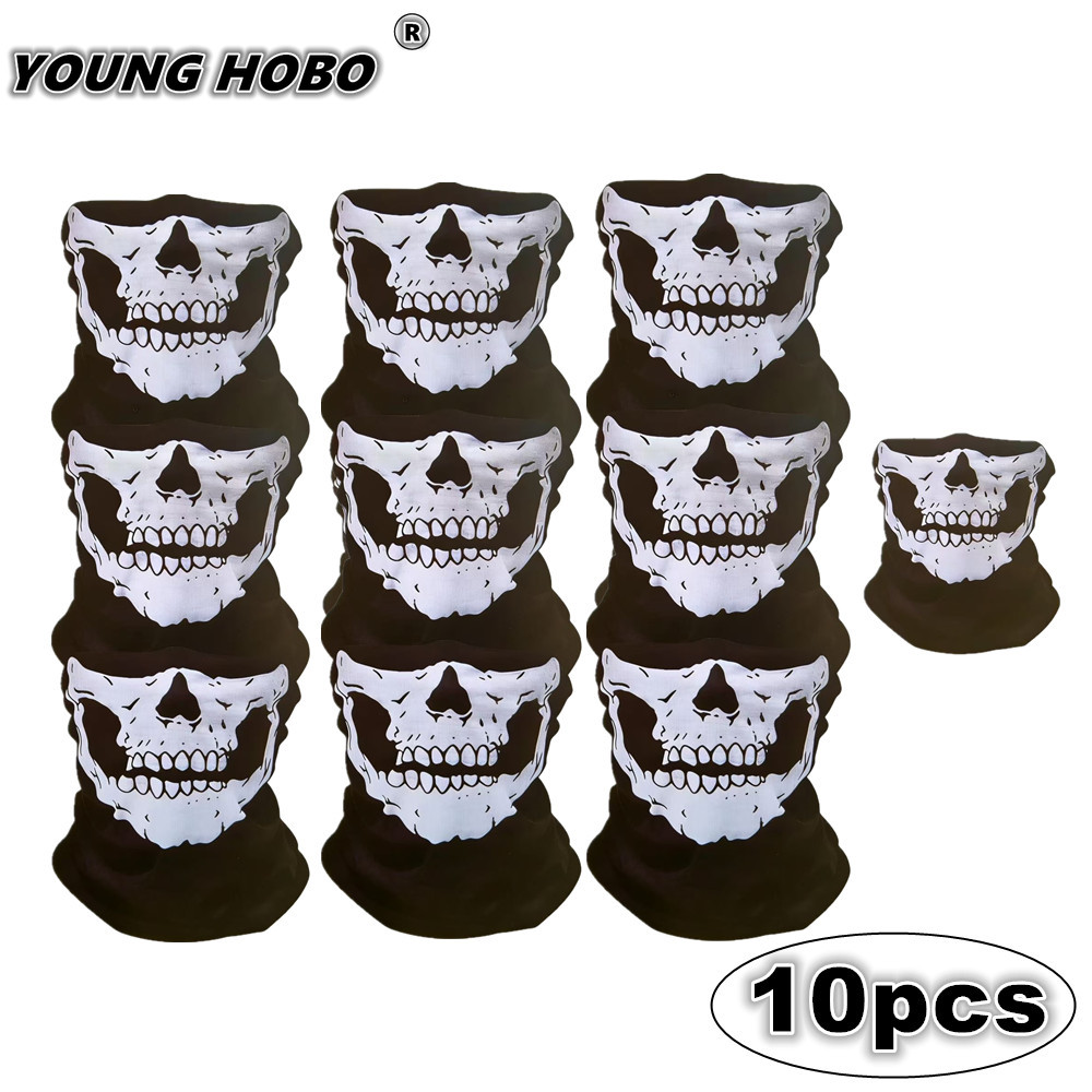 10pcs Skull Seamless Windproof - Sports Mask Breathable reseña y precio