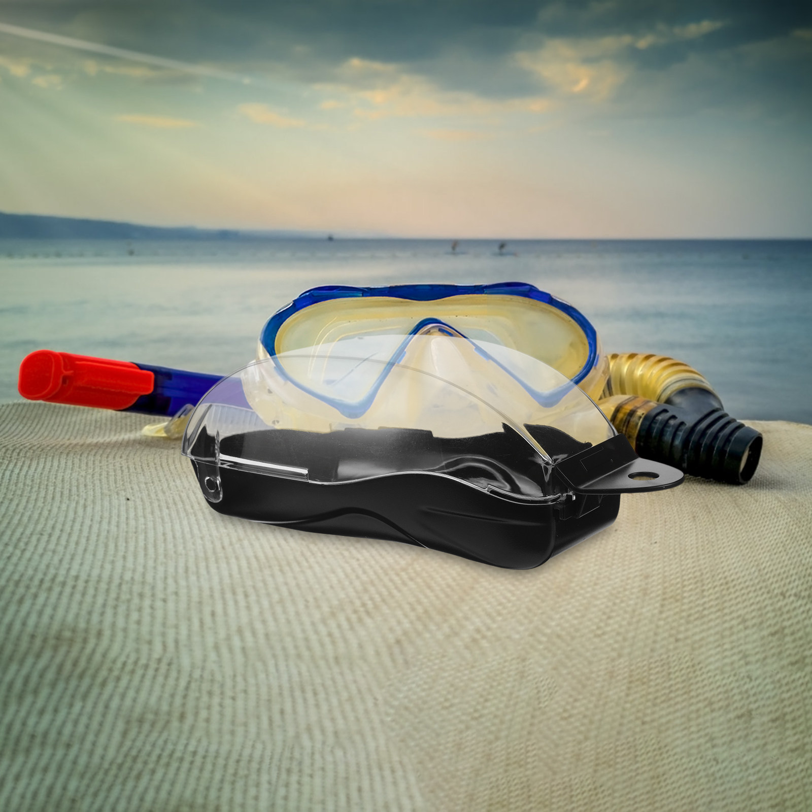 Protective Swim Goggle Case Ha - Mask Case Hard Shell reseña y precio