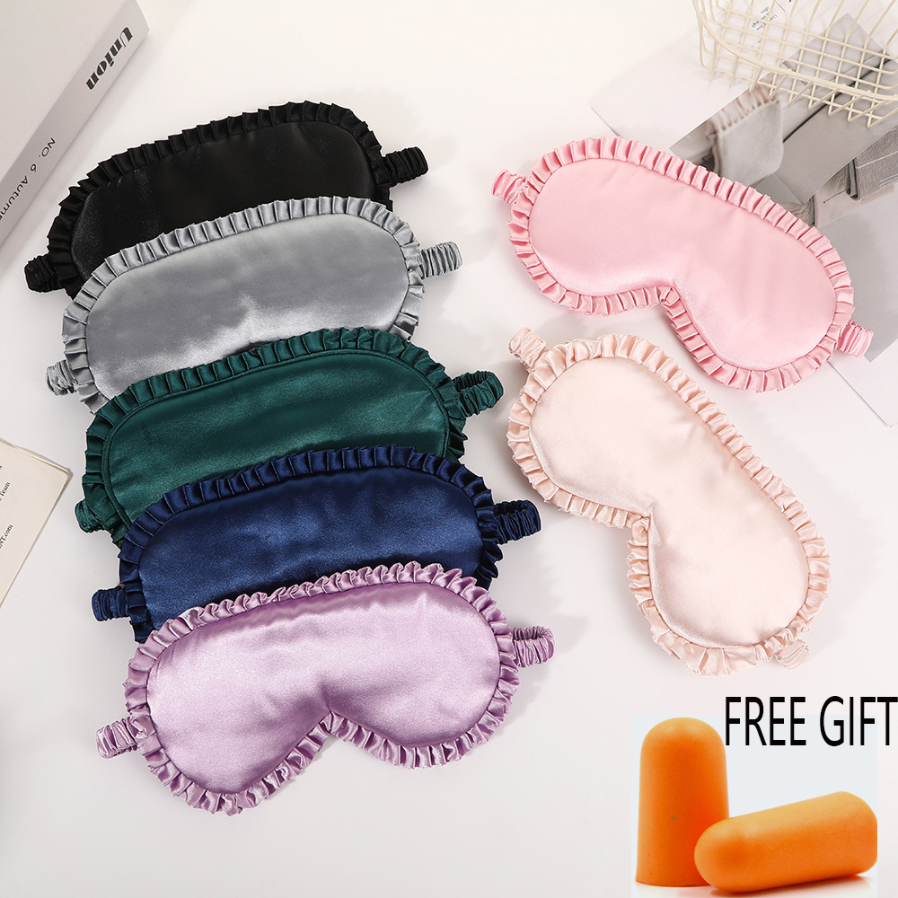 1pcs Premium Silk Eye Mask wit - Mask Lanyard Adjustable reseña y precio