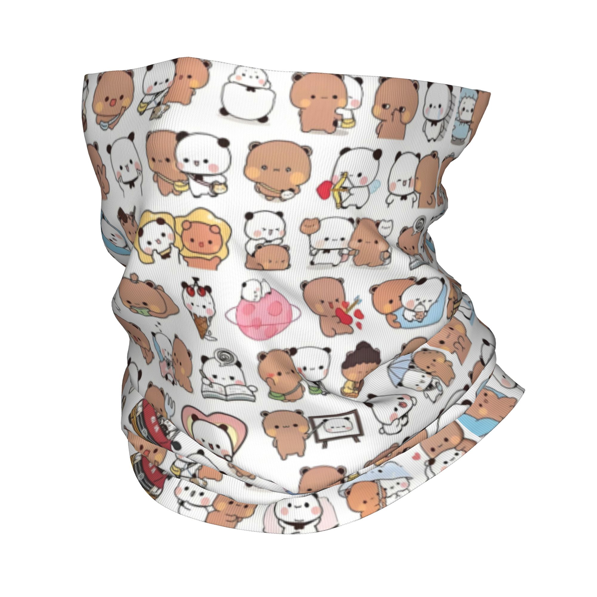 Custom Bear Cartoon Peach And  - Neck Gaiter Face Cover reseña y precio