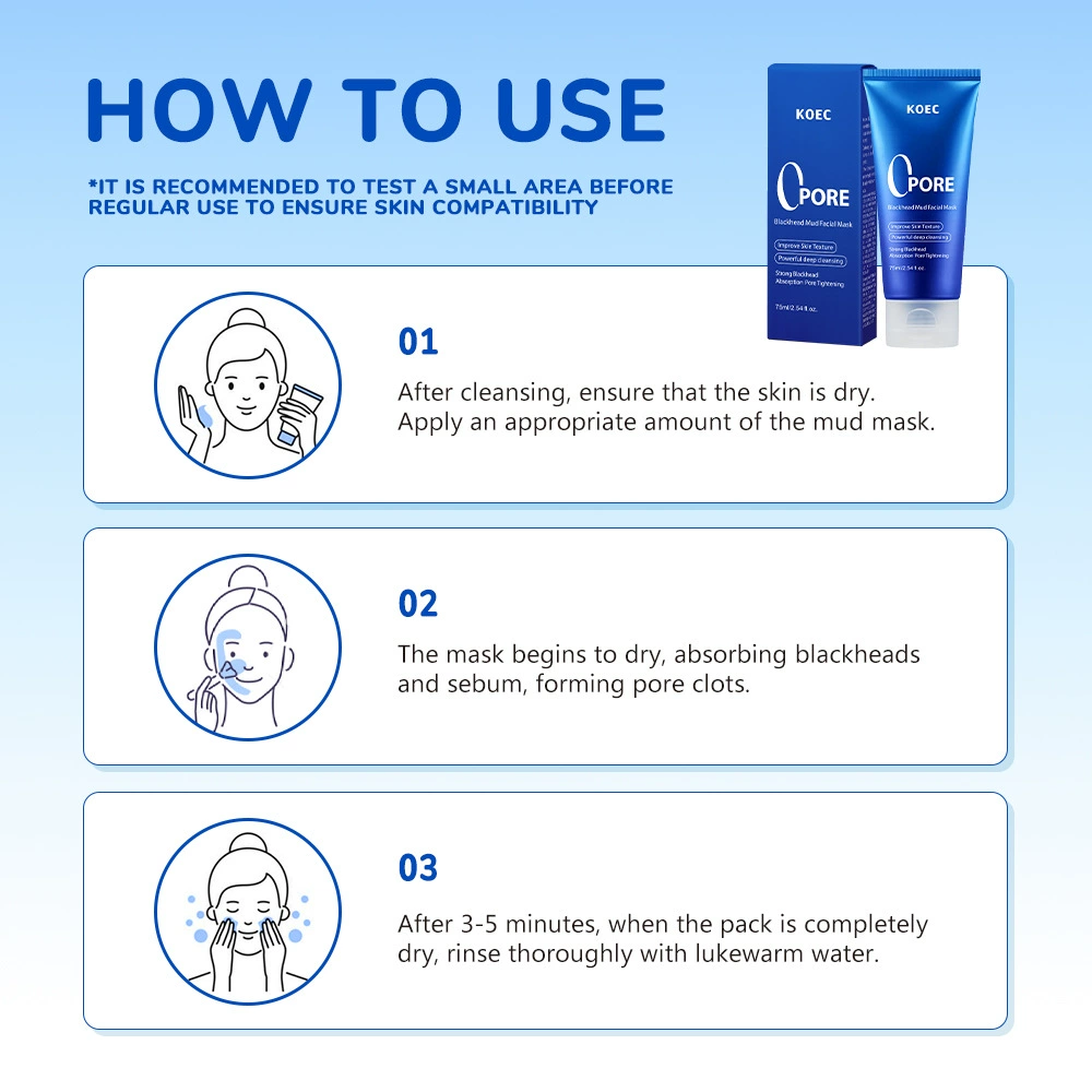 75ml KOEC Zero Pore Blackhead  - Dust Mask Construction reseña y precio