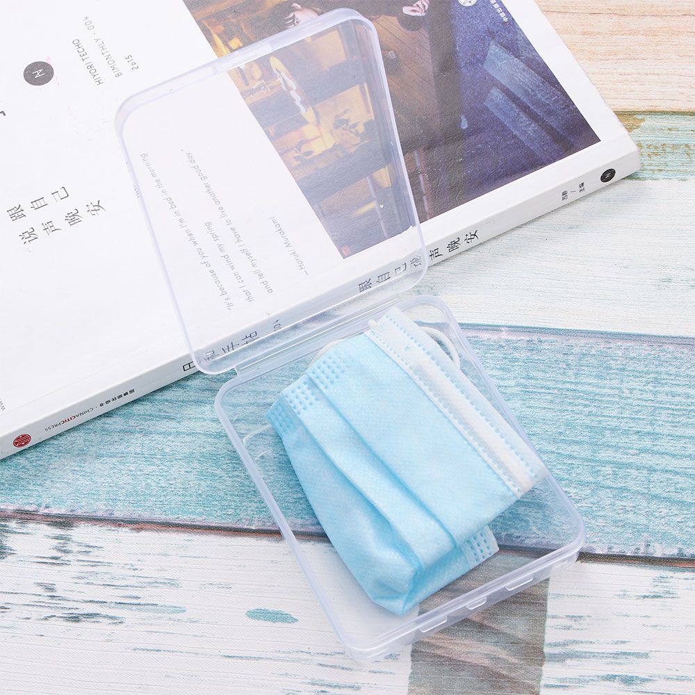 Protection Rectangle Container - Face Mask Storage Box reseña y precio