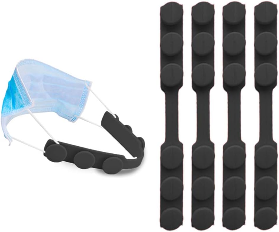4 Pcs Silicone Ear Savers for  - Mask Ear Saver Strap reseña y precio