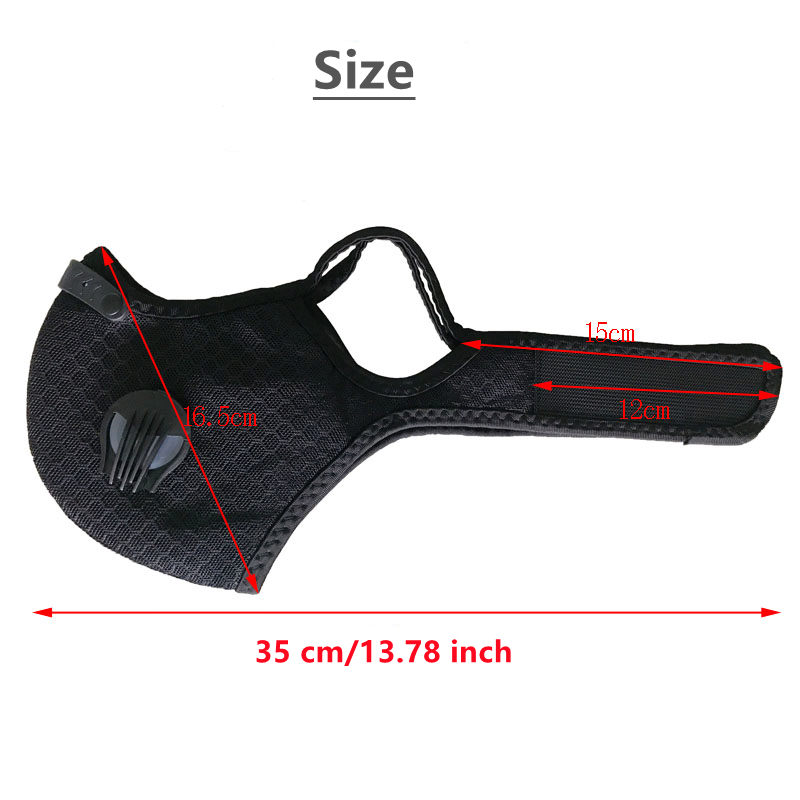 Cycling Face Mask with Filter  - Dust Mask Construction reseña y precio
