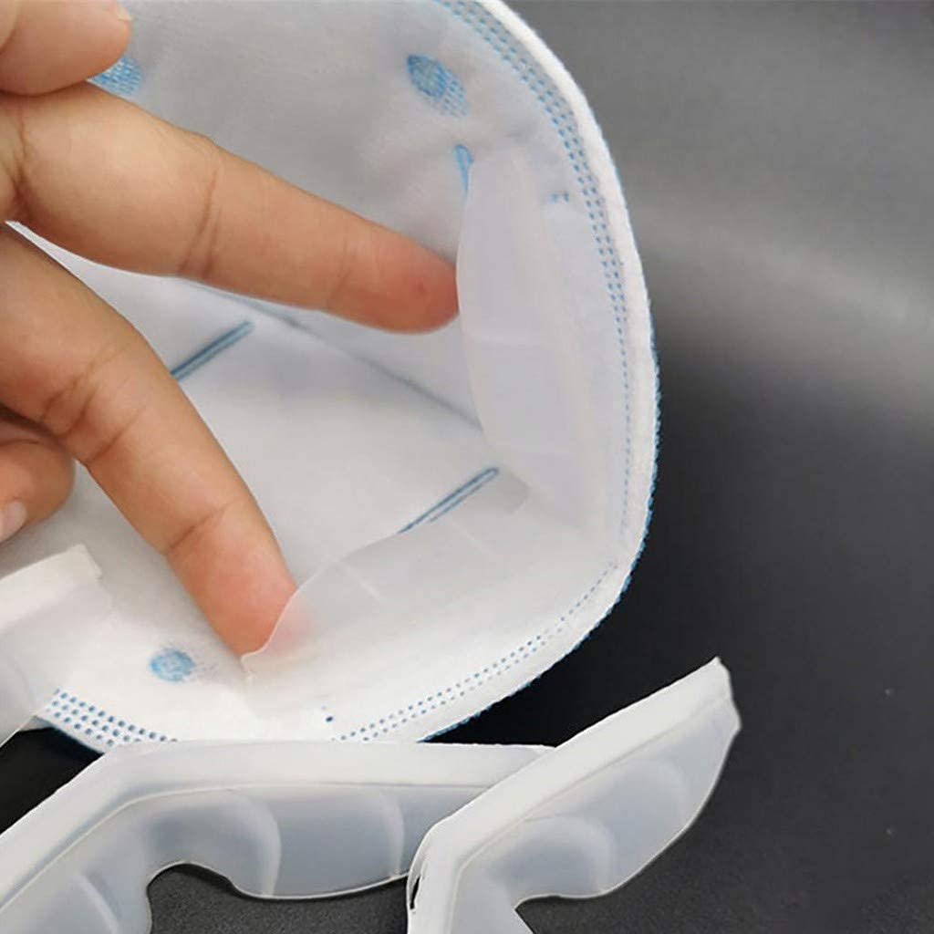 3D Mask Holder Clip, Nose Brid - Silicone Mask Bracket reseña y precio