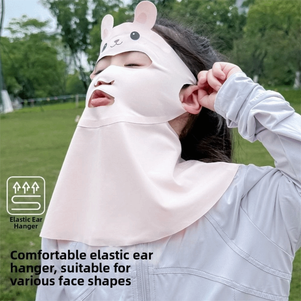 Rabbit Design Kids Sun Protect - Kids Face Mask reseña y precio