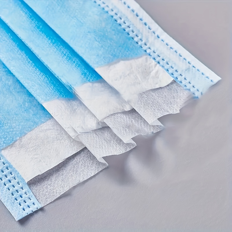 200Pcs Thickened Blue Disposab - Disposable Mask Blue reseña y precio