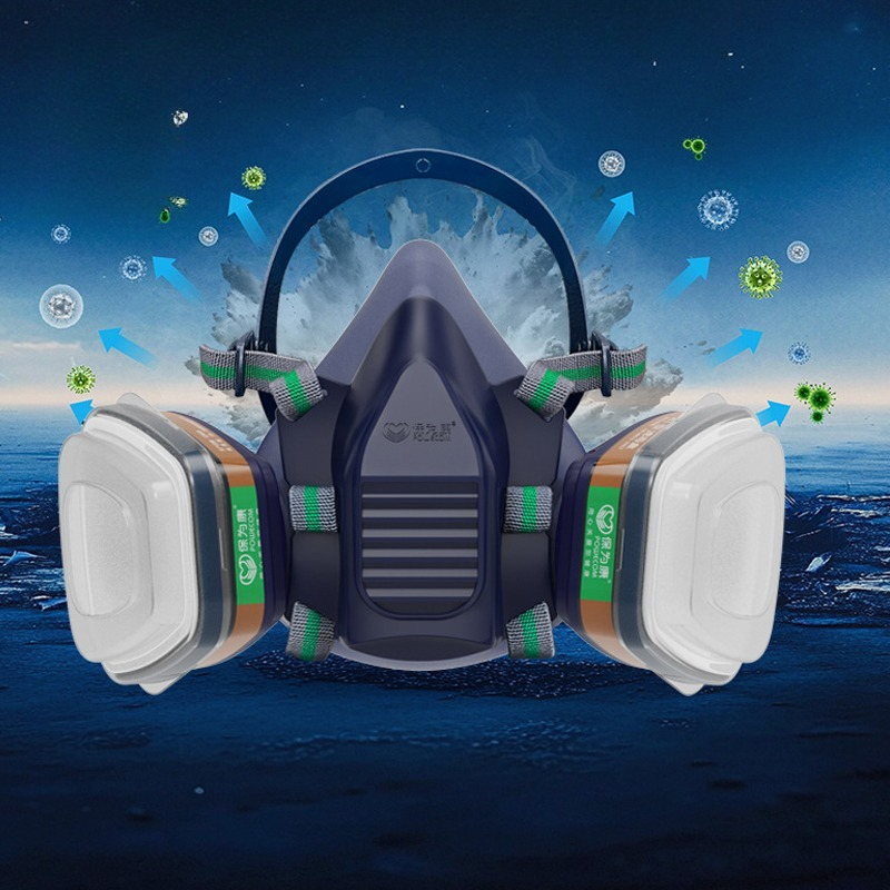 Gas Mask Half Full Face Protec - Respirator Half Face reseña y precio