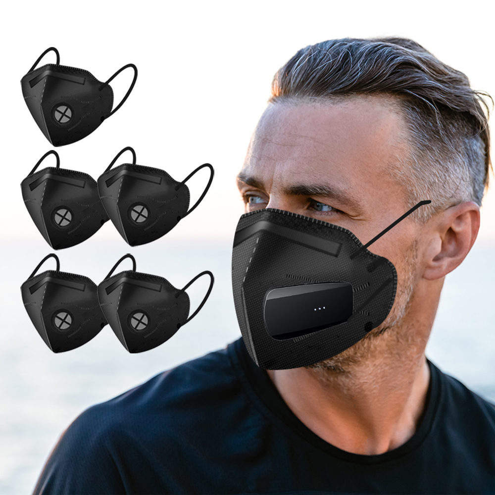 Breathe Easy Rechargeable Elec - Kn95 Respirator Mask reseña y precio