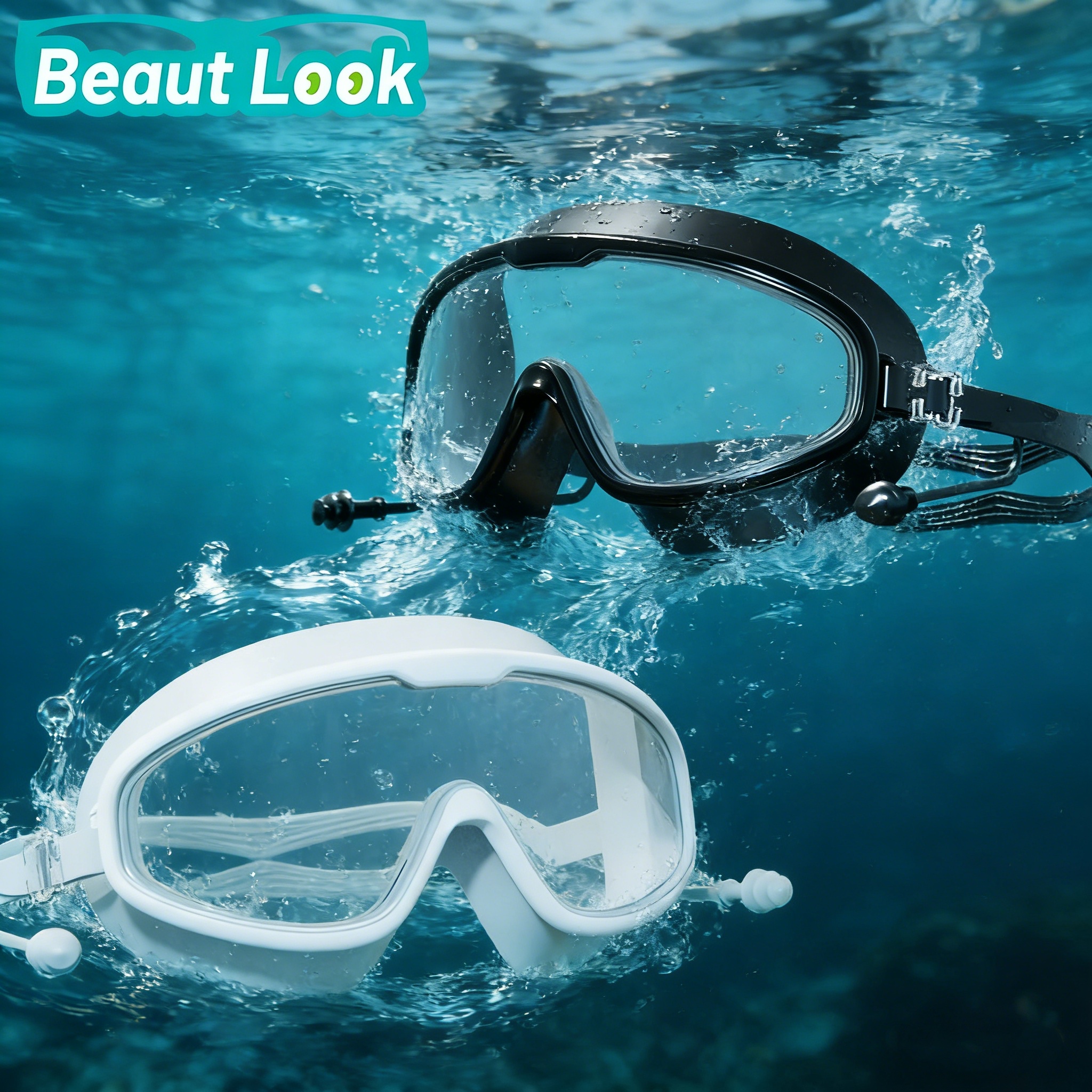 Snorkel Diving Mask with Built - Anti Pollution Mask reseña y precio
