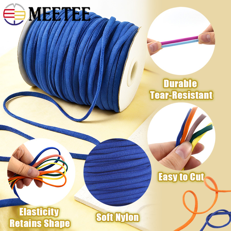 20/30M 3mm 5mm Elastic Cord Ro - Mask Lanyard Adjustable reseña y precio