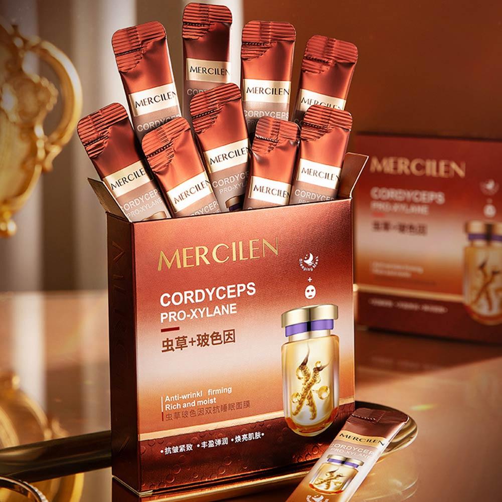 20PCS/box Mercilen Cordyceps P - Face Mask Storage Box reseña y precio