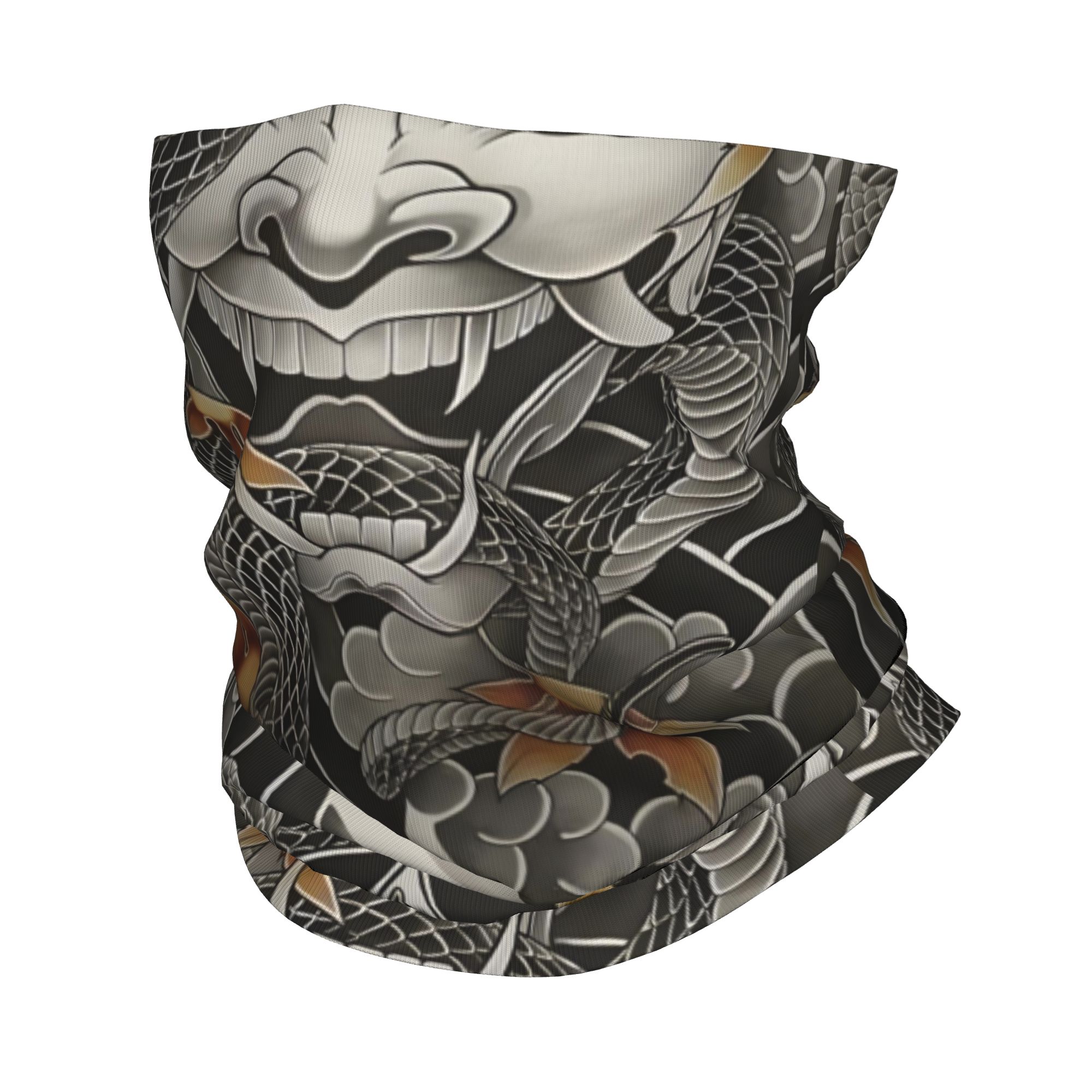 Custom Samurai Oni Demon Banda - Neck Gaiter Face Cover reseña y precio