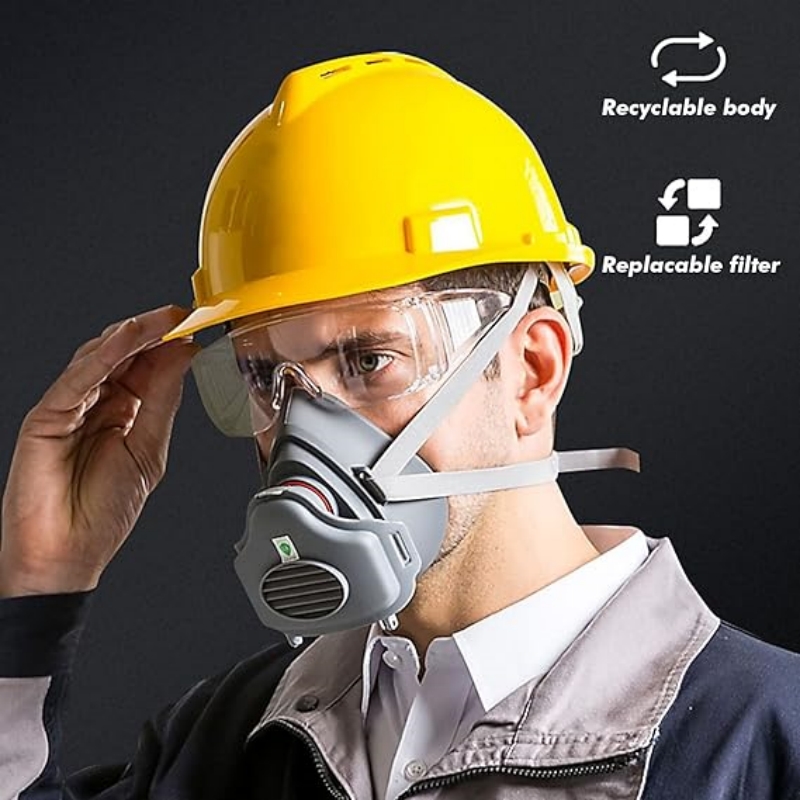 Dust mask, mask protection, in - Dust Mask Construction reseña y precio