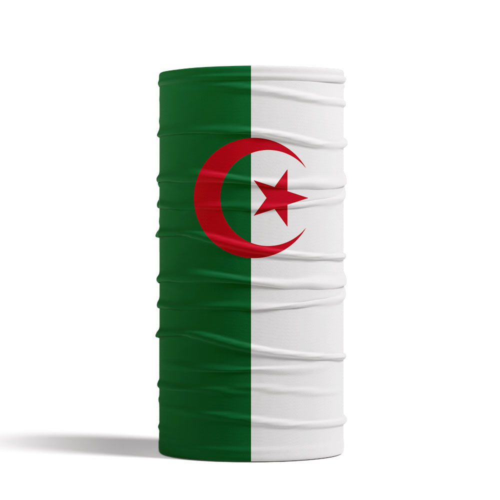 Algeria Flag Printed Bandana H - Neck Gaiter Face Cover reseña y precio