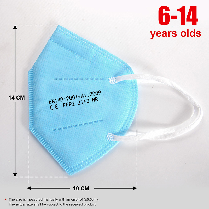 10-100pcs Kids KN95 Mask Child - Disposable Surgical Mask reseña y precio