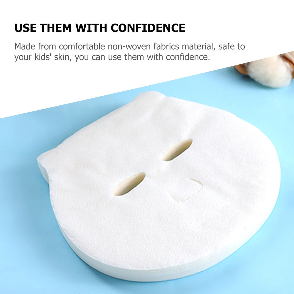 100Pcs Kids Face Mask Sheets H - Kids Face Mask reseña y precio