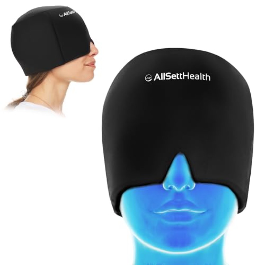 Migraine Relief Cap Ice Head W - Black Face Mask Pack reseña y precio