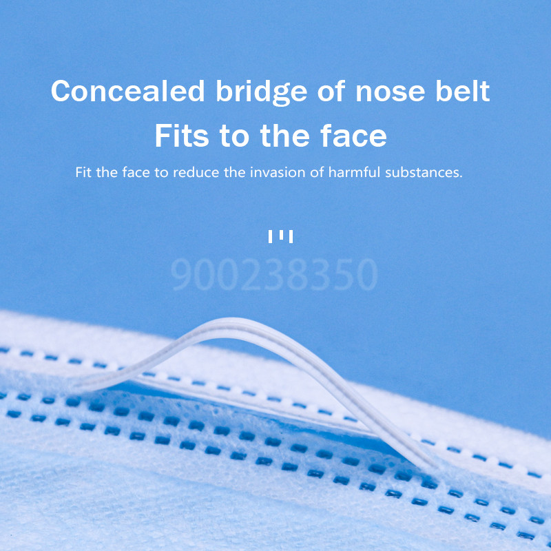 10-500pcs Disposable Adults in - Disposable Mask Blue reseña y precio